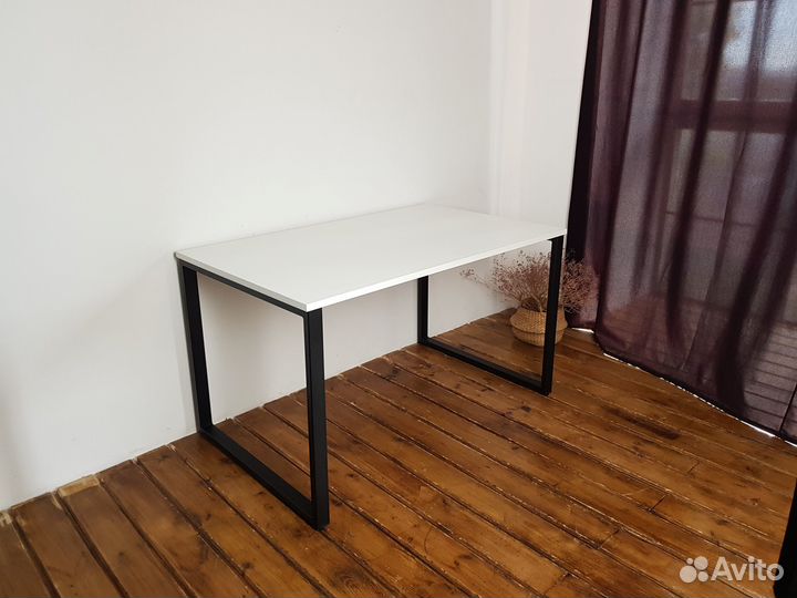 Письменный стол Лофт 140*80 см. Черные ножки