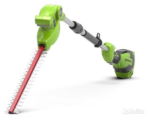 Кусторез штанговый Greenworks с акб