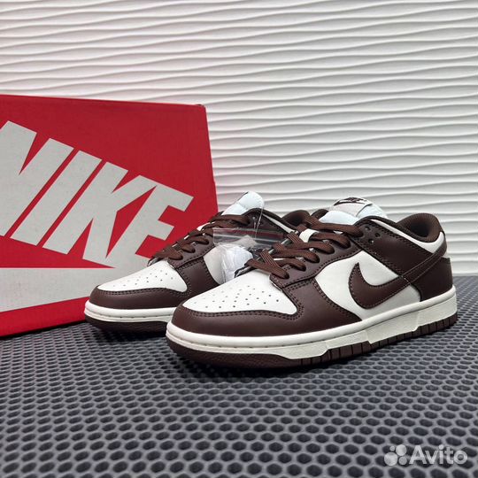 Кроссовки Nike Dunk Low Cacao Wow Brown Sail