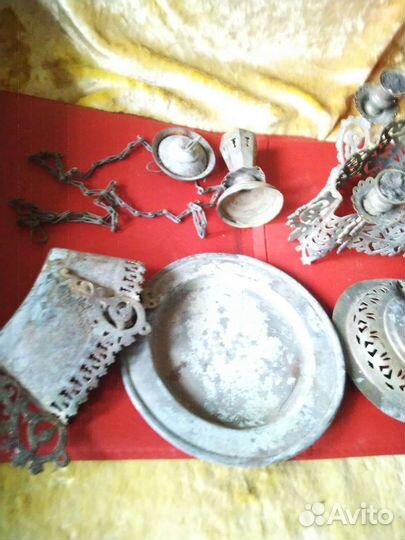 Старинные лампады бронза