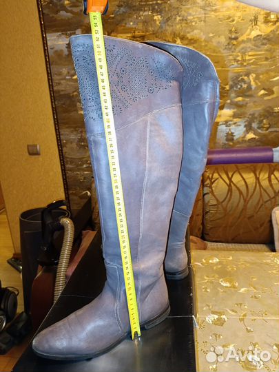 Сапоги ботфорты женские 38