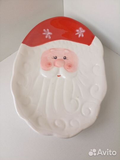 Тарелка новогодняя 