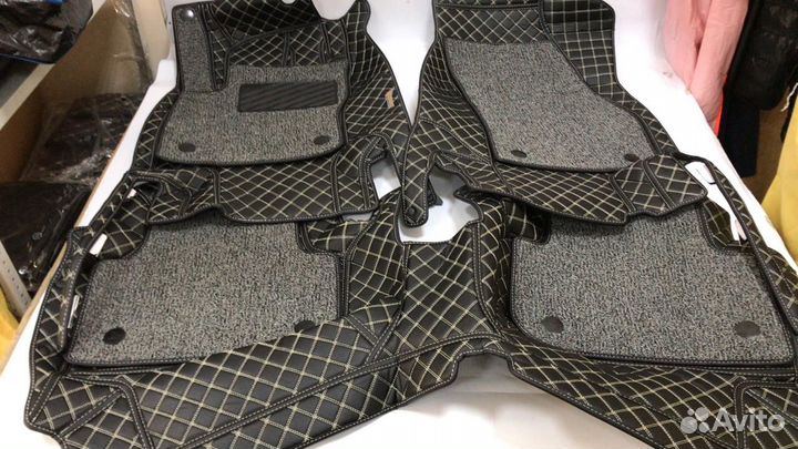 3D Коврики Toyota из Экокожи