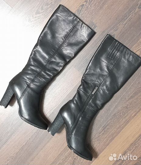 Сапоги женские еврозима на каблуке 35 размер