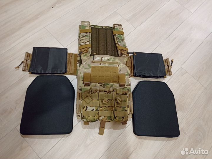 Бронежилет плитник бр5 бока бр2 мультикам