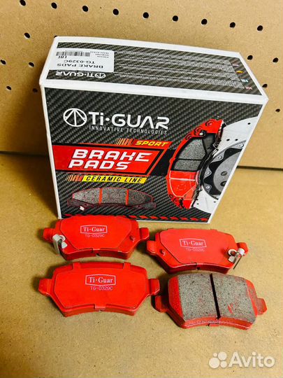 Комплект керамических тормозных колодок TG-0329C