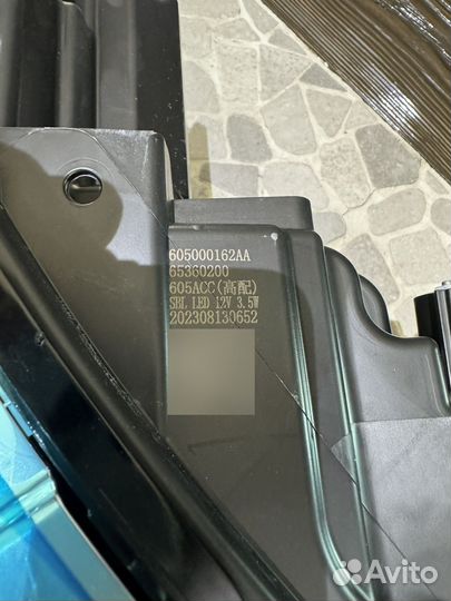 Фара правая на Exeed VX 605000162AA новая оригинал