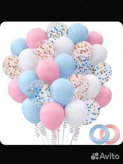 Воздушный шары набор для гендер пати