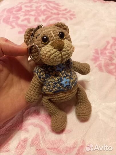 Игрушка мишка брелок