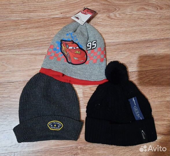 Шапки детские на 2-3 года, на 4-5, на 6-7 лет
