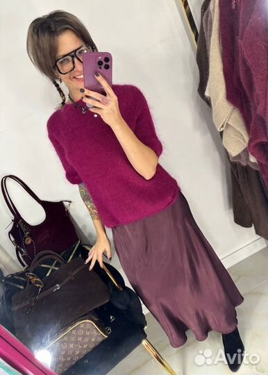 Джемпер мохеровый американка