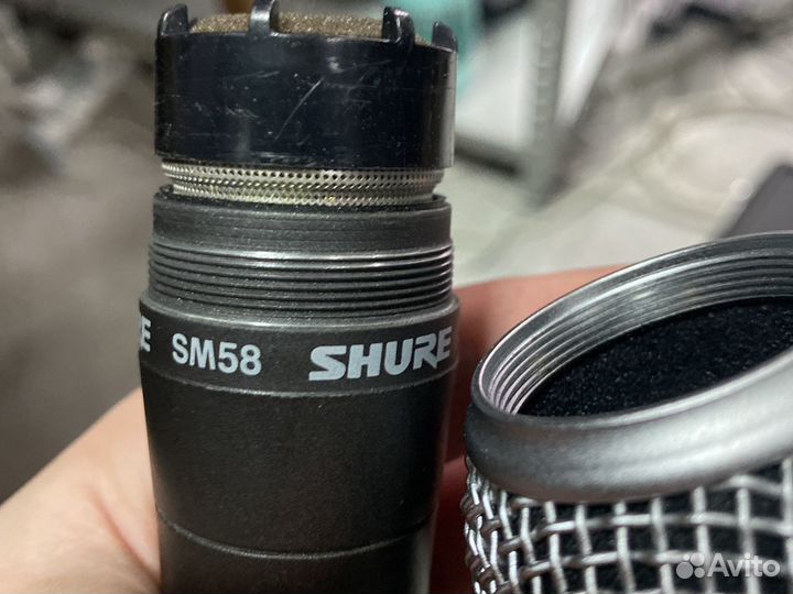 Микрофон динамический shure sm-58