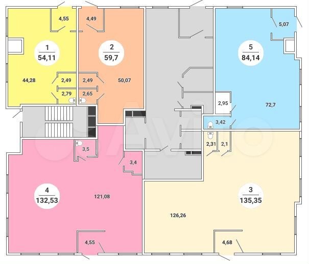Торговая площадь, 59.7 м²