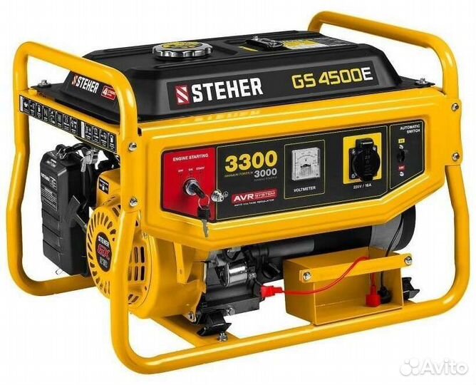 Бензиновый генератор с электростартером GS-4500Е
