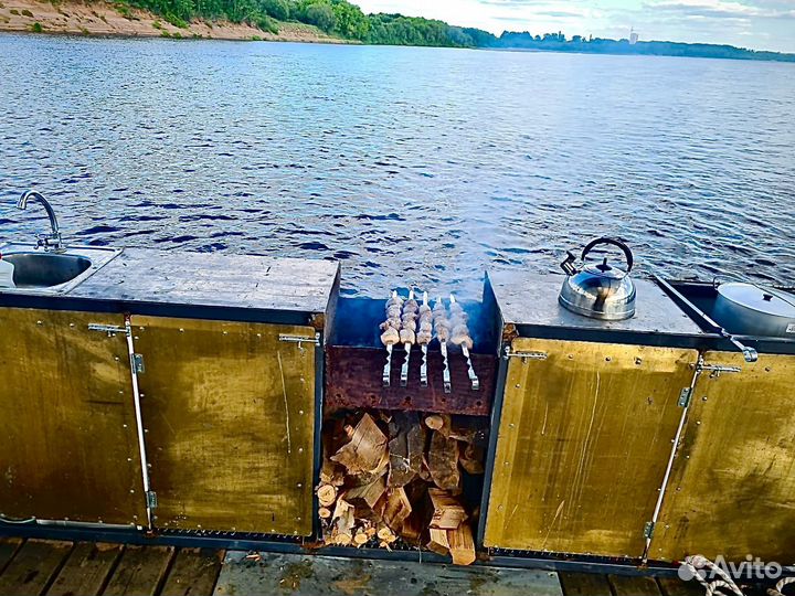 Аренда двухэтажного плота, без капитана
