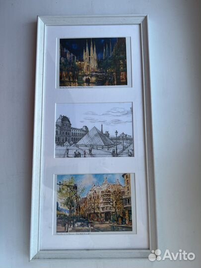 Тройная рамка для фото икеа кноппанг