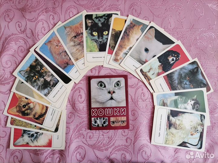 Наборы открыток СССР (животные и птицы)