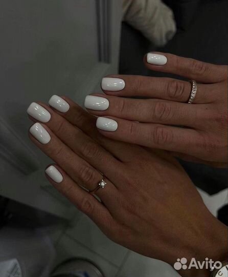 Снятие+маникюр+укрепление+покрытие