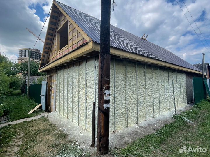 Утепление пенополиуретаном