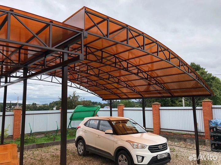 Металлический навес