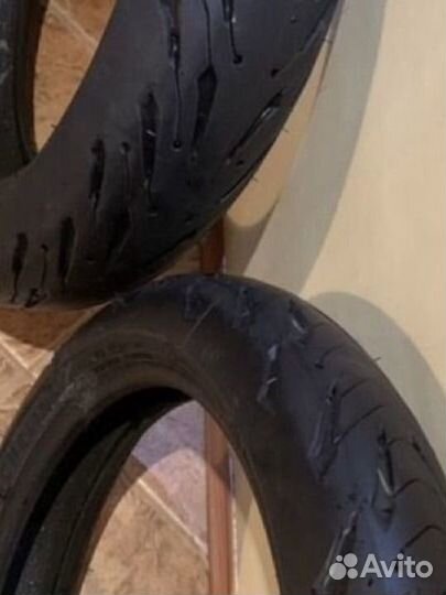 Michelin road 5 trail 120/70 r19 и 170/60 r17