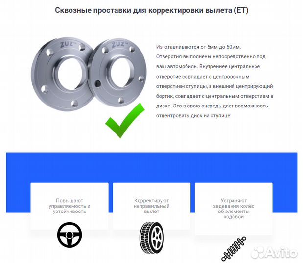 1 шт Проставки колесные 25мм 5х150 d110.1