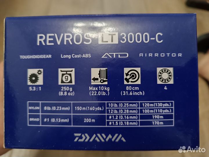 Катушка daiwa revros LT 3000-C