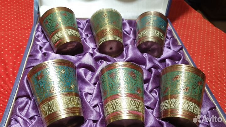 Стопки латунь Росювелирторг СССР 70-е года