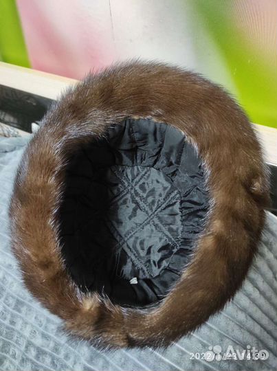 Шапка норковая женская