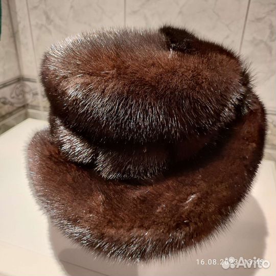 Шапка из норки женская новая