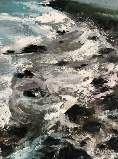 Картина маслом Морская пена