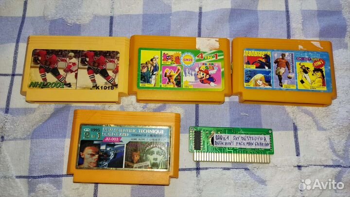 Картриджи Денди Dendy 1990-х 2000-х