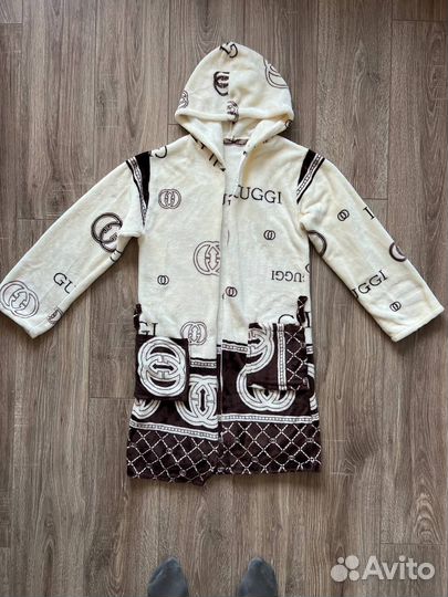 Халат велюровый женский