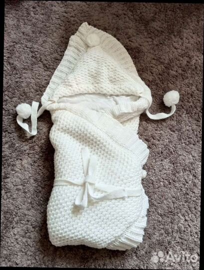 Конверт одеяло на выписку весна осень