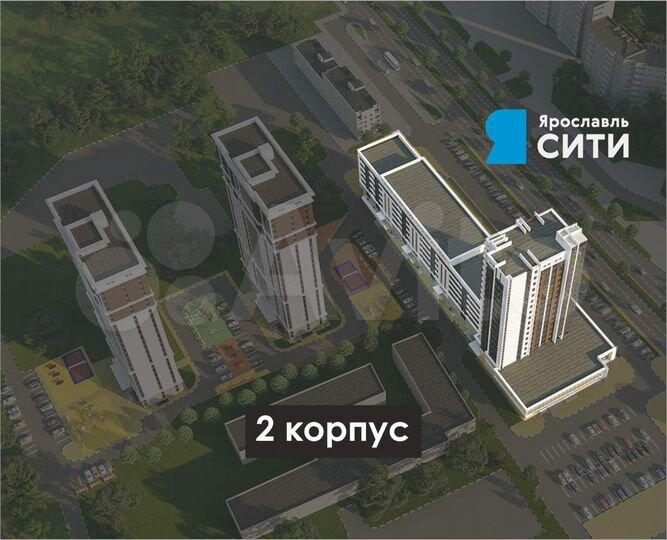 1-к. квартира, 56,3 м², 2/19 эт.