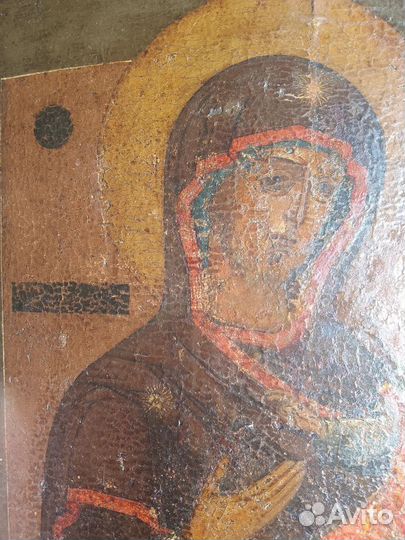 Старинная икона Божией Матери Смоленская