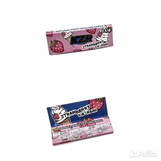 Бумага для самокруток «Клубничное мороженое» 7.7