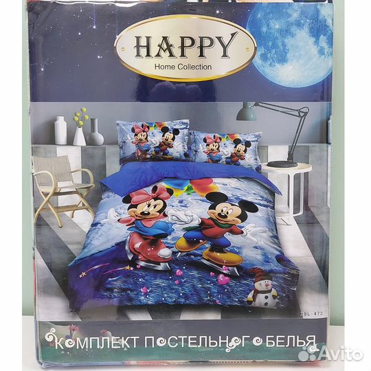 Детское постельное белье Новое 1.5 Микки маус