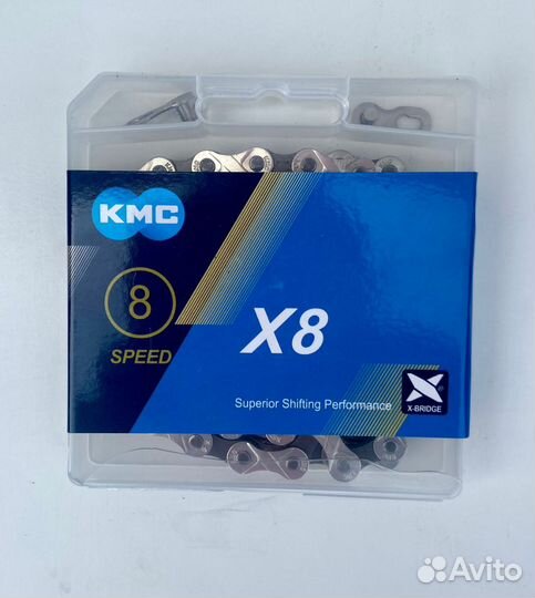 Велосипедная цепь KMS 8 speed