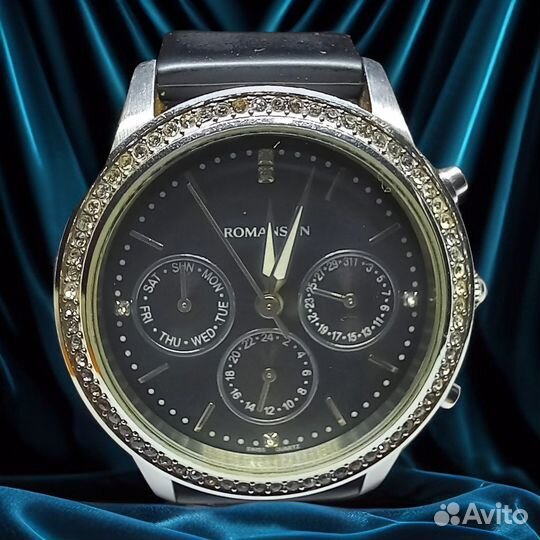 Часы Romanson хронограф оригинал швейцария