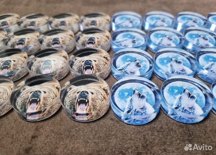 Фишки для нарды ручной работы