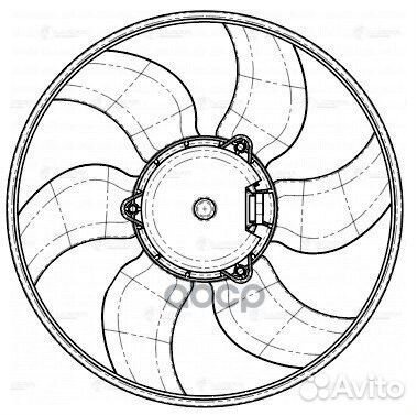 Вентилятор радиатора renault kangoo/clio II LFc