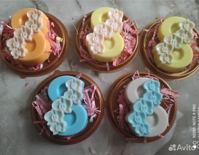 Мыло ручной работы 8 марта