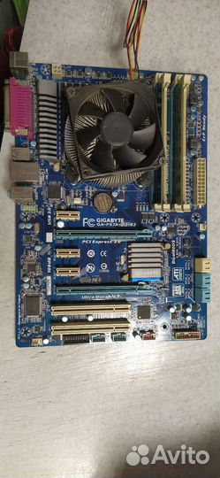 Материнская плата с процессором