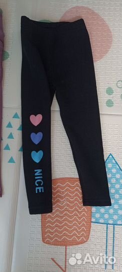 Лосины теплые с начёсом на девочку