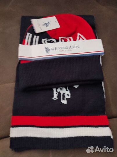 Комплект шапка и шарф Polo US