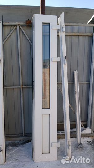 Дверь пластиковая пвх входная бу