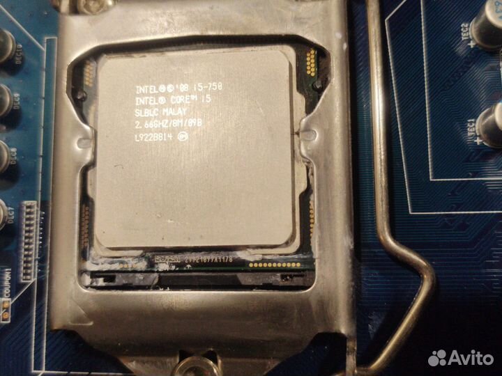 Материнская плата с процессором i5