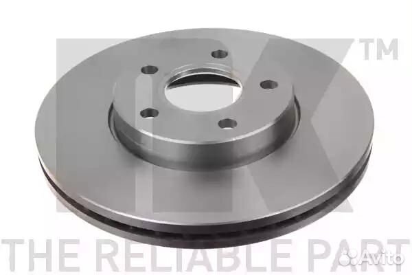 Диск тормозной передний вентилируемый ford focus i