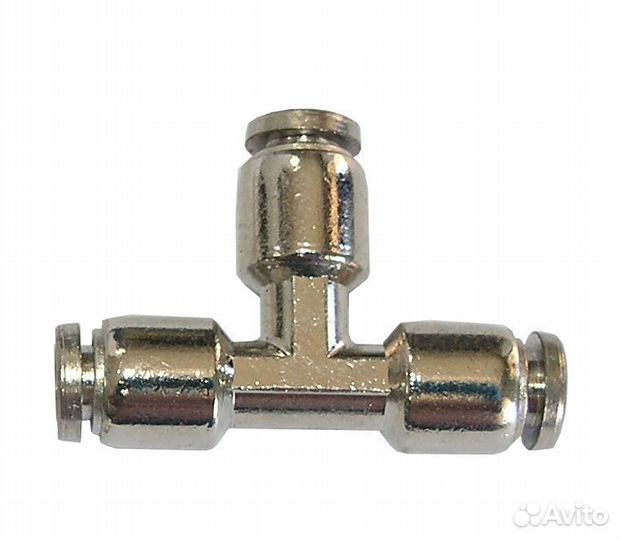 Фитинг тройник д. 4*4*4 сталь